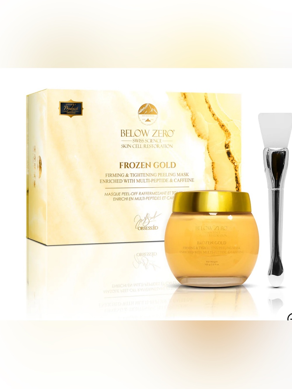 Frozen Gold Firming & Tightening Peel-Off Mask – Gold
